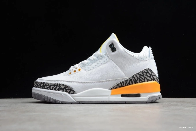 HYPE AIR (W) LASER JORDAN RETRO 3 CK9246-108 ORANGE 0713